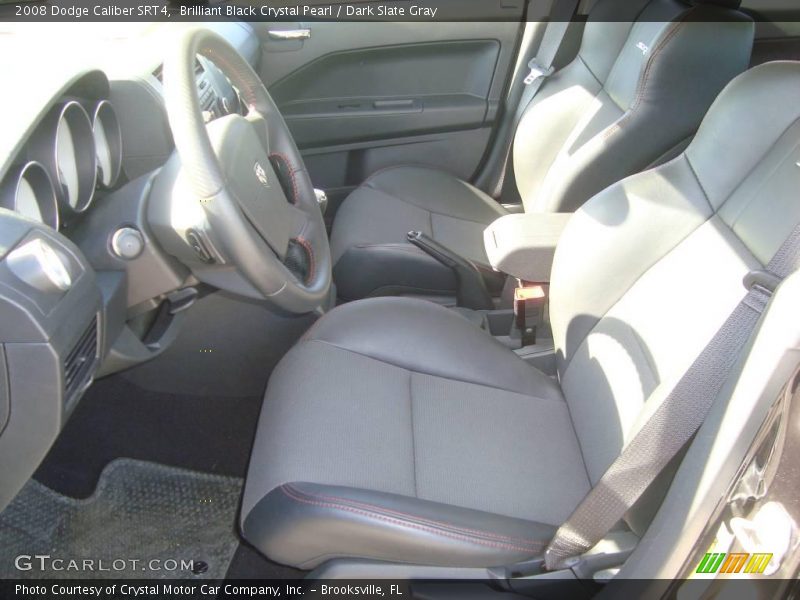 Brilliant Black Crystal Pearl / Dark Slate Gray 2008 Dodge Caliber SRT4