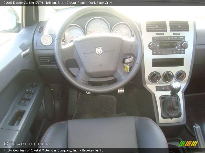 Brilliant Black Crystal Pearl / Dark Slate Gray 2008 Dodge Caliber SRT4