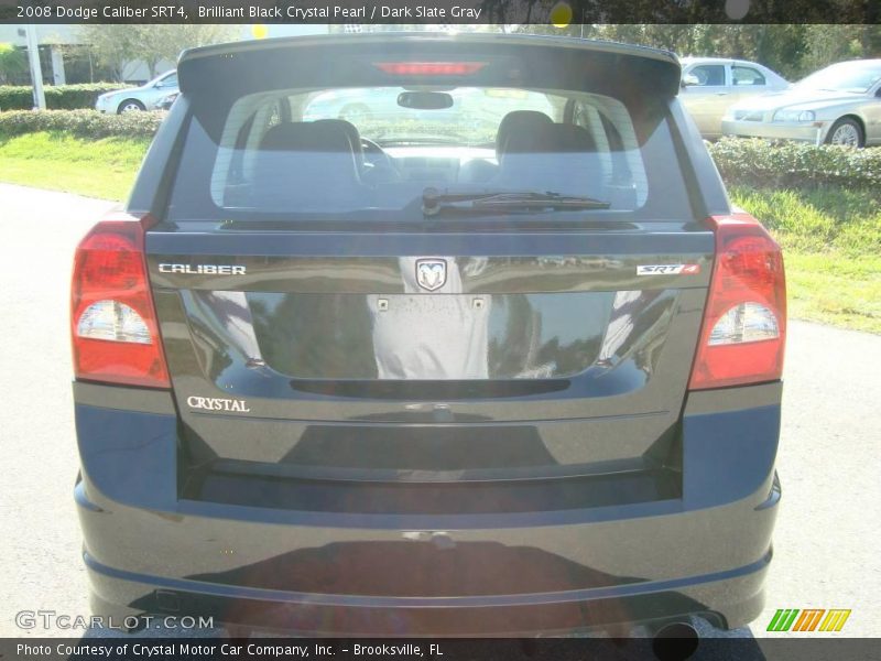 Brilliant Black Crystal Pearl / Dark Slate Gray 2008 Dodge Caliber SRT4