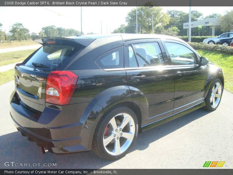 Brilliant Black Crystal Pearl / Dark Slate Gray 2008 Dodge Caliber SRT4