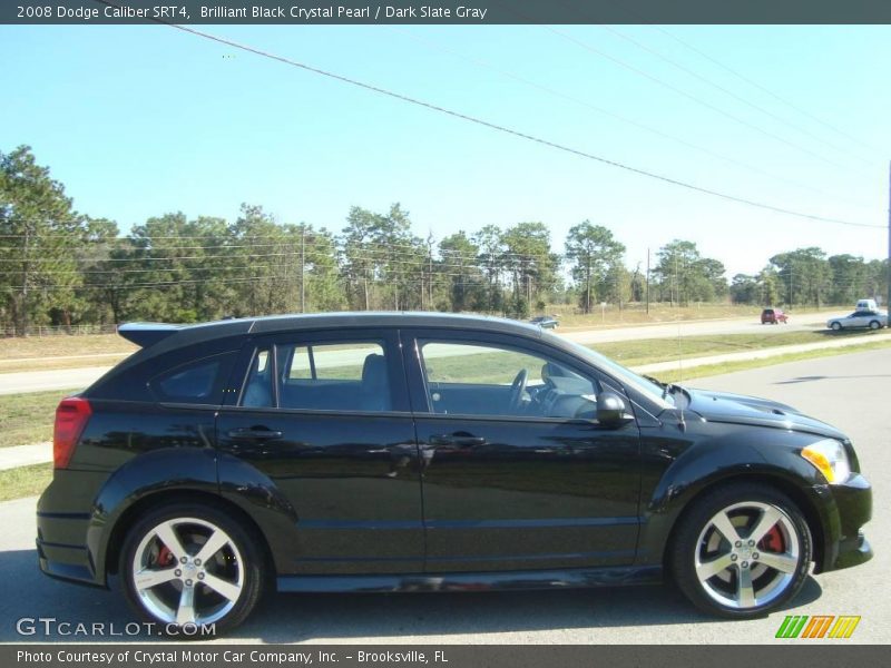 Brilliant Black Crystal Pearl / Dark Slate Gray 2008 Dodge Caliber SRT4