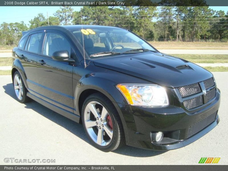 Brilliant Black Crystal Pearl / Dark Slate Gray 2008 Dodge Caliber SRT4