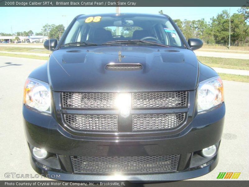Brilliant Black Crystal Pearl / Dark Slate Gray 2008 Dodge Caliber SRT4