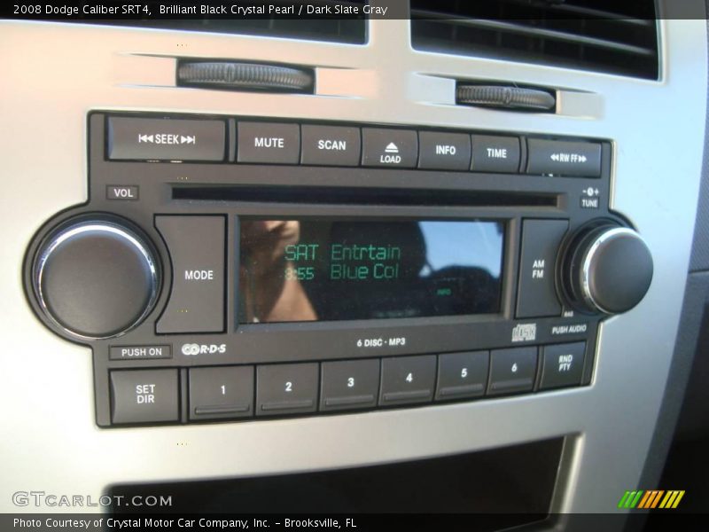 Brilliant Black Crystal Pearl / Dark Slate Gray 2008 Dodge Caliber SRT4