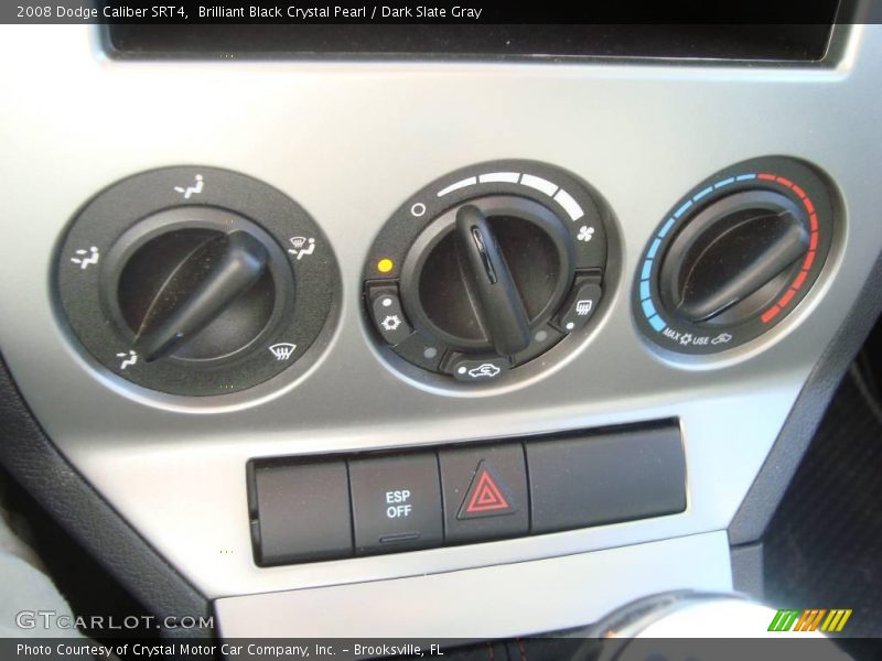 Brilliant Black Crystal Pearl / Dark Slate Gray 2008 Dodge Caliber SRT4