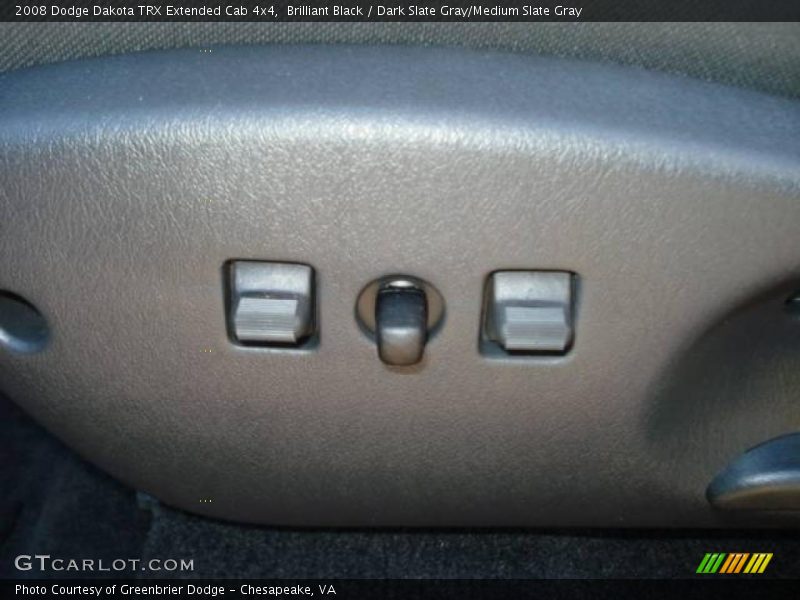 Brilliant Black / Dark Slate Gray/Medium Slate Gray 2008 Dodge Dakota TRX Extended Cab 4x4