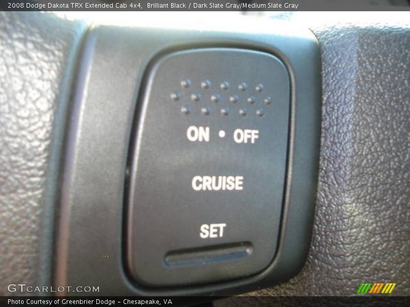 Brilliant Black / Dark Slate Gray/Medium Slate Gray 2008 Dodge Dakota TRX Extended Cab 4x4