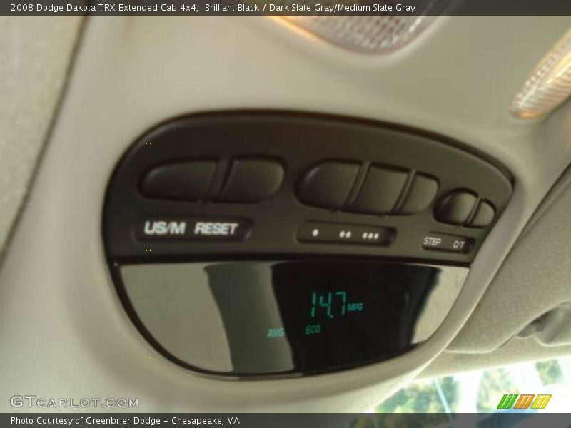 Brilliant Black / Dark Slate Gray/Medium Slate Gray 2008 Dodge Dakota TRX Extended Cab 4x4