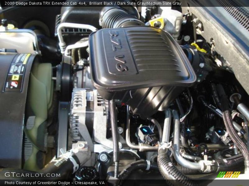 Brilliant Black / Dark Slate Gray/Medium Slate Gray 2008 Dodge Dakota TRX Extended Cab 4x4