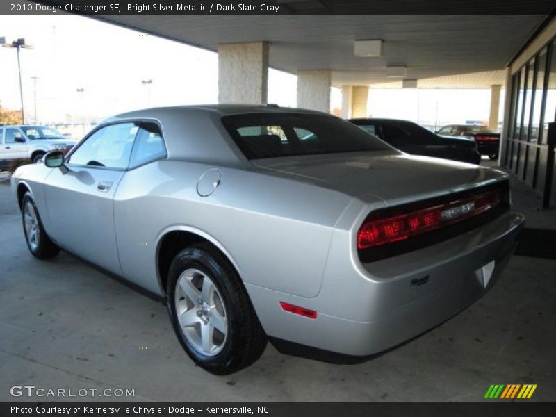Bright Silver Metallic / Dark Slate Gray 2010 Dodge Challenger SE