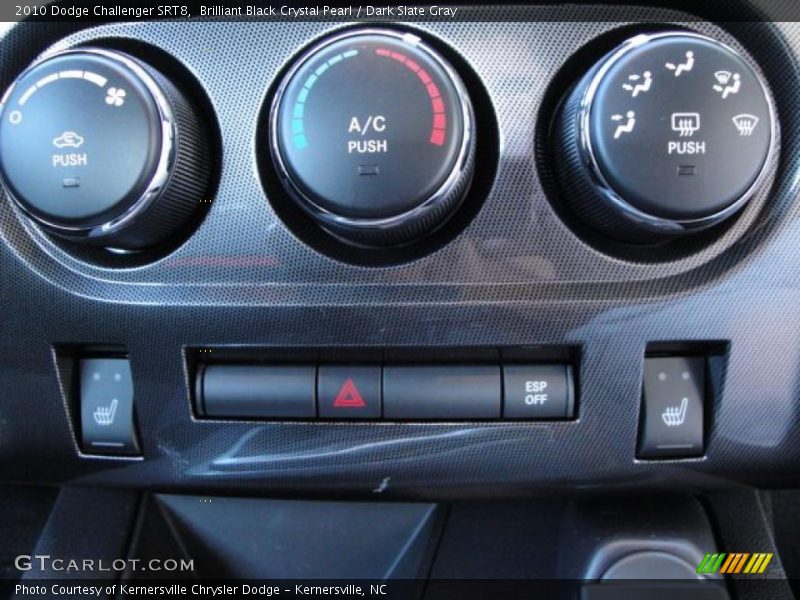 Brilliant Black Crystal Pearl / Dark Slate Gray 2010 Dodge Challenger SRT8