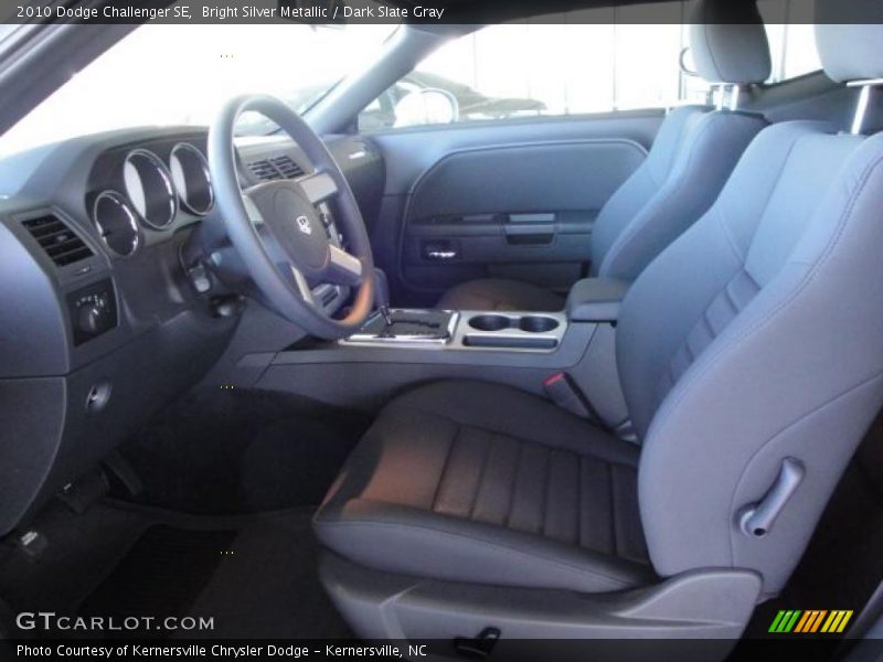 Bright Silver Metallic / Dark Slate Gray 2010 Dodge Challenger SE