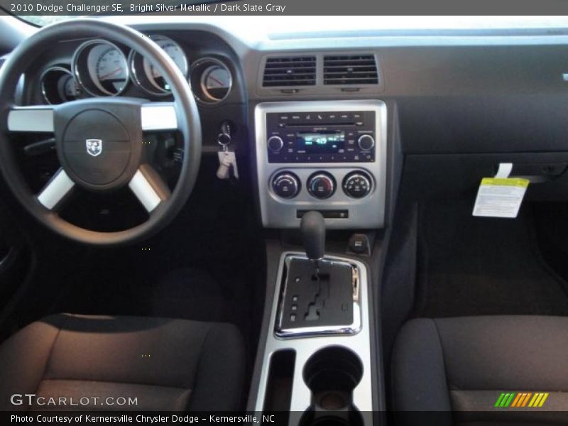 Bright Silver Metallic / Dark Slate Gray 2010 Dodge Challenger SE