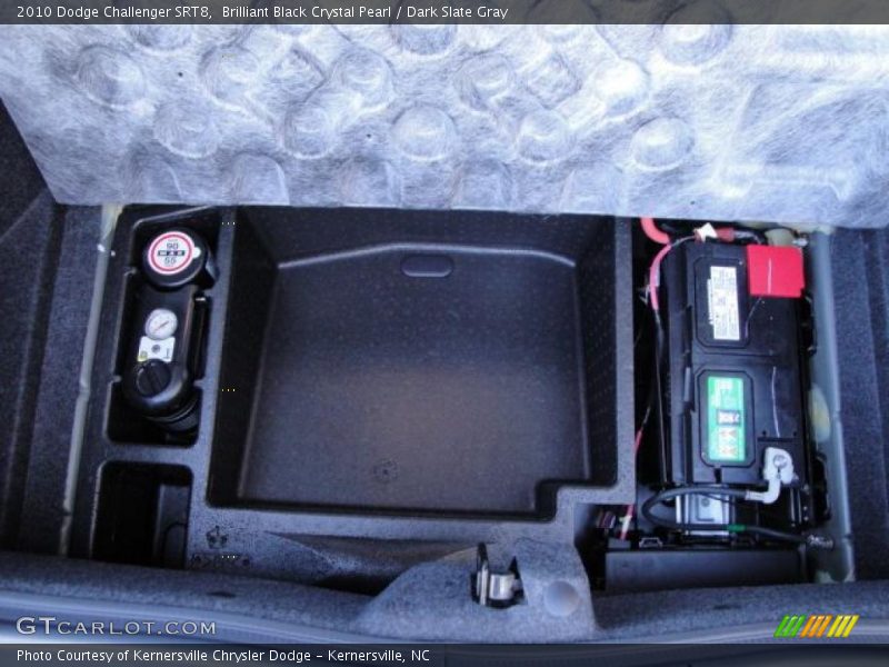Brilliant Black Crystal Pearl / Dark Slate Gray 2010 Dodge Challenger SRT8