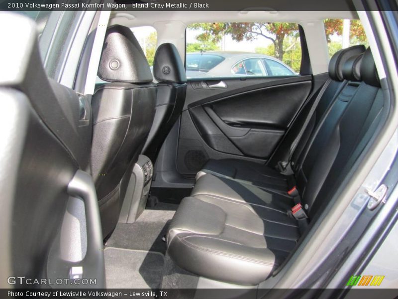 Island Gray Metallic / Black 2010 Volkswagen Passat Komfort Wagon