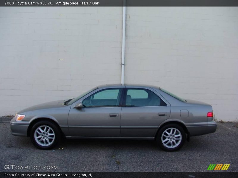 Antique Sage Pearl / Oak 2000 Toyota Camry XLE V6