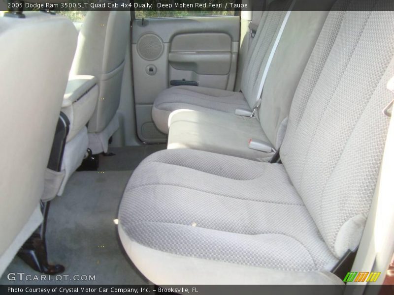Deep Molten Red Pearl / Taupe 2005 Dodge Ram 3500 SLT Quad Cab 4x4 Dually