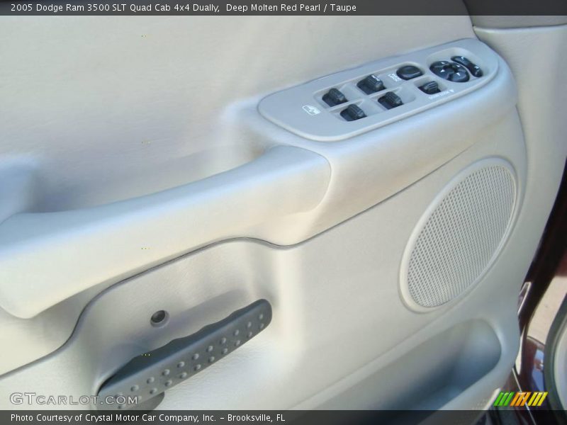 Deep Molten Red Pearl / Taupe 2005 Dodge Ram 3500 SLT Quad Cab 4x4 Dually