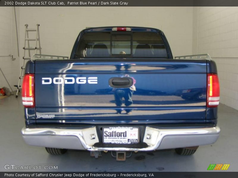 Patriot Blue Pearl / Dark Slate Gray 2002 Dodge Dakota SLT Club Cab