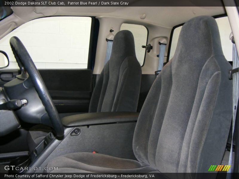 Patriot Blue Pearl / Dark Slate Gray 2002 Dodge Dakota SLT Club Cab