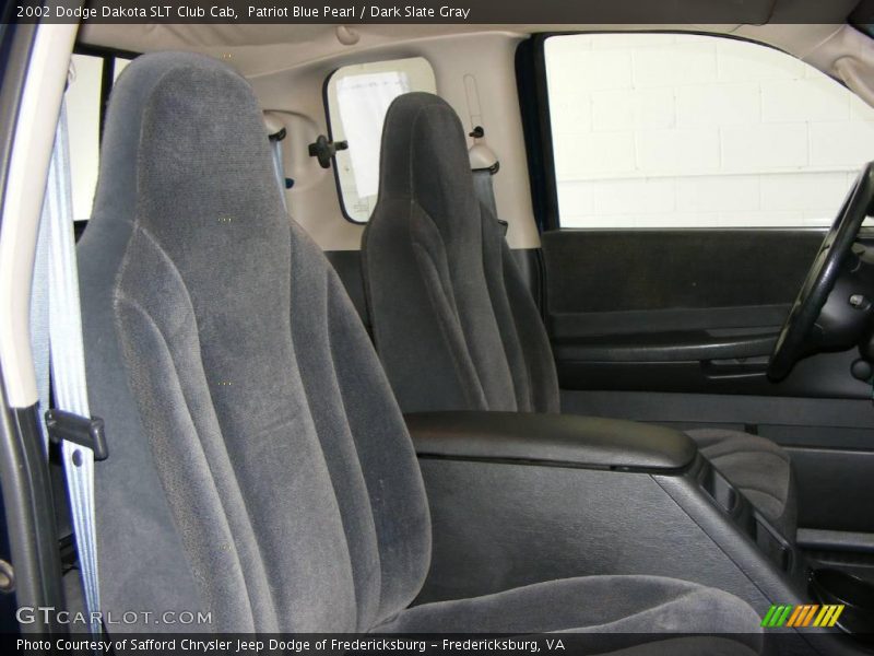 Patriot Blue Pearl / Dark Slate Gray 2002 Dodge Dakota SLT Club Cab