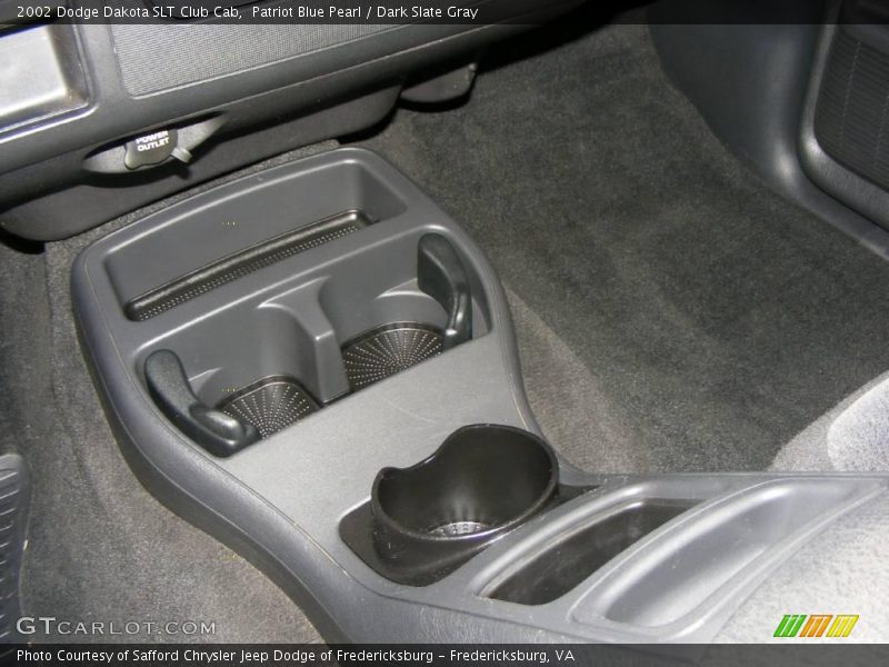 Patriot Blue Pearl / Dark Slate Gray 2002 Dodge Dakota SLT Club Cab