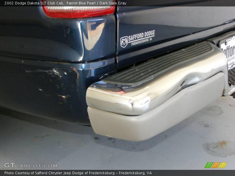 Patriot Blue Pearl / Dark Slate Gray 2002 Dodge Dakota SLT Club Cab