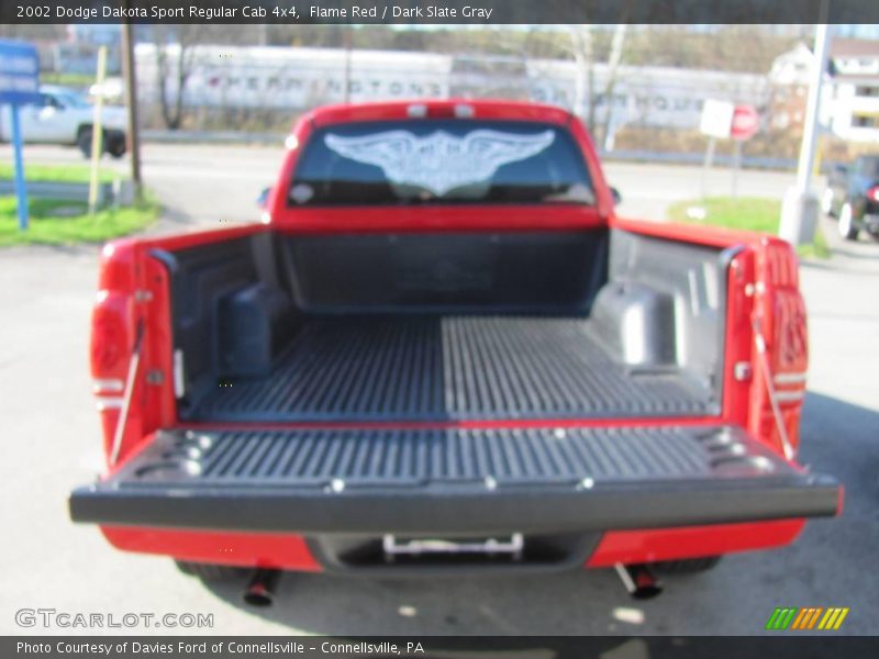 Flame Red / Dark Slate Gray 2002 Dodge Dakota Sport Regular Cab 4x4