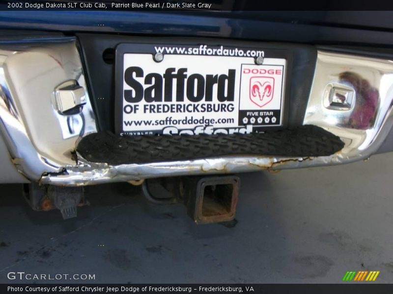 Patriot Blue Pearl / Dark Slate Gray 2002 Dodge Dakota SLT Club Cab