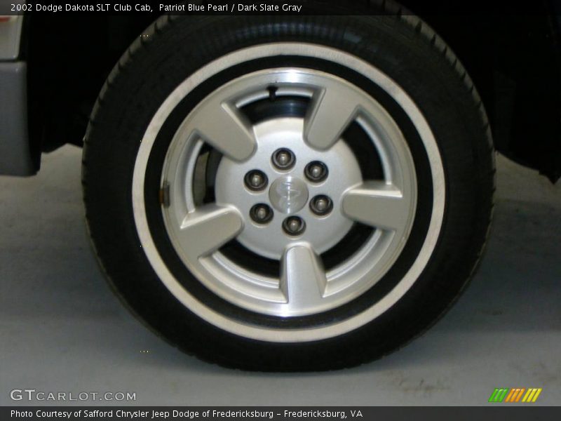 Patriot Blue Pearl / Dark Slate Gray 2002 Dodge Dakota SLT Club Cab