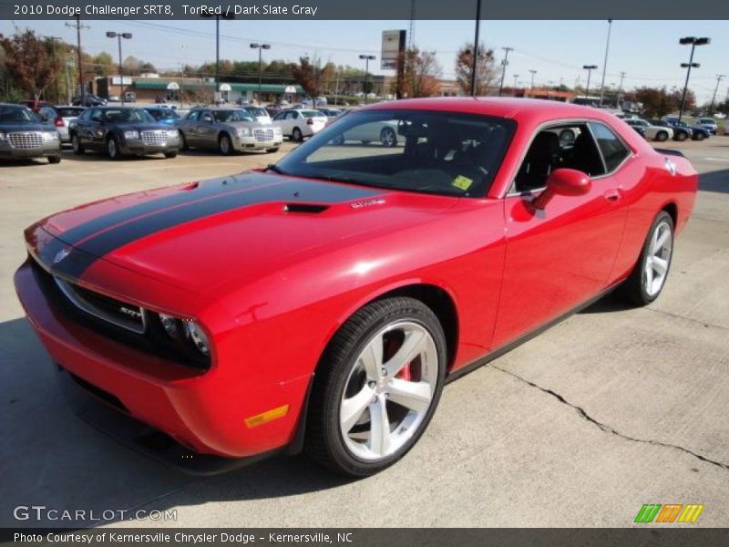 TorRed / Dark Slate Gray 2010 Dodge Challenger SRT8