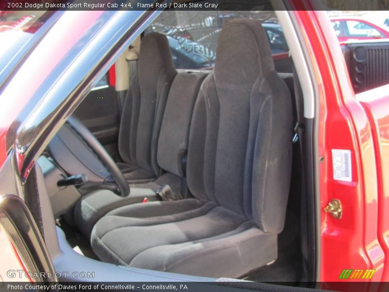 Flame Red / Dark Slate Gray 2002 Dodge Dakota Sport Regular Cab 4x4