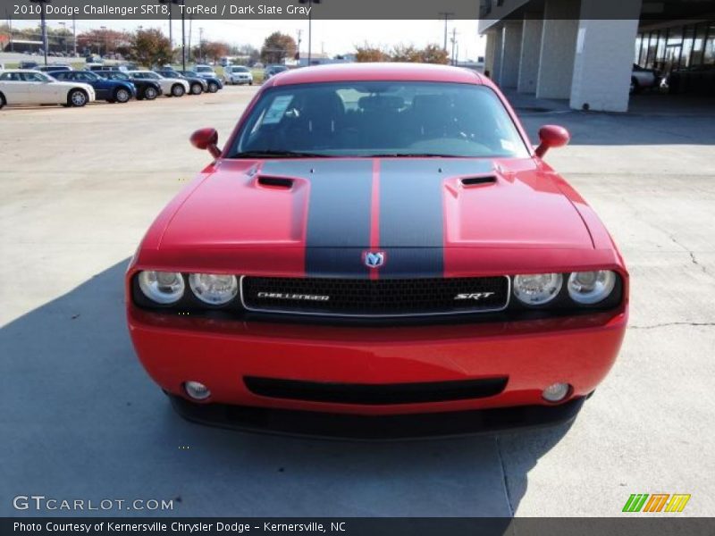 TorRed / Dark Slate Gray 2010 Dodge Challenger SRT8