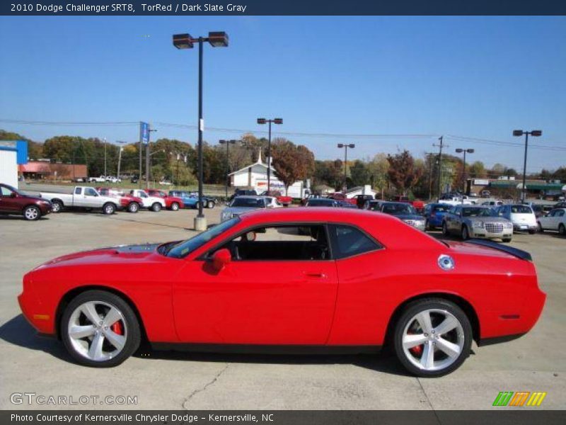 TorRed / Dark Slate Gray 2010 Dodge Challenger SRT8
