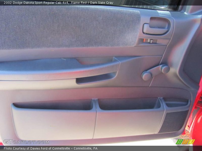 Flame Red / Dark Slate Gray 2002 Dodge Dakota Sport Regular Cab 4x4