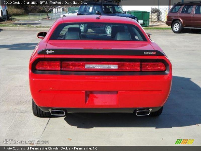 TorRed / Dark Slate Gray 2010 Dodge Challenger SRT8