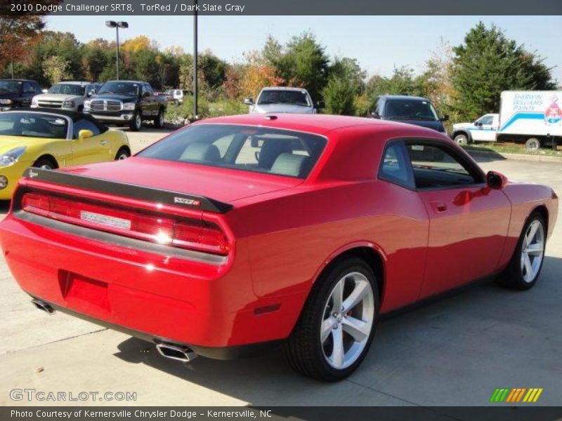 TorRed / Dark Slate Gray 2010 Dodge Challenger SRT8