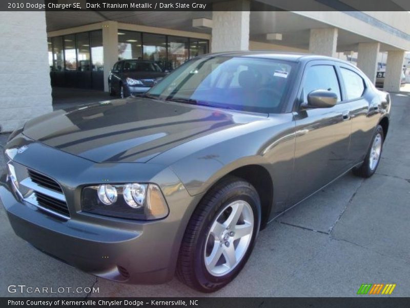 Dark Titanium Metallic / Dark Slate Gray 2010 Dodge Charger SE