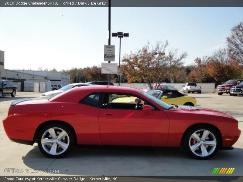 TorRed / Dark Slate Gray 2010 Dodge Challenger SRT8