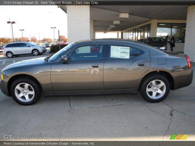 Dark Titanium Metallic / Dark Slate Gray 2010 Dodge Charger SE