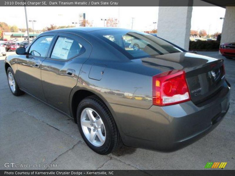 Dark Titanium Metallic / Dark Slate Gray 2010 Dodge Charger SE