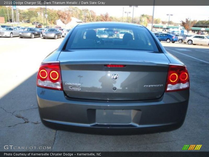 Dark Titanium Metallic / Dark Slate Gray 2010 Dodge Charger SE