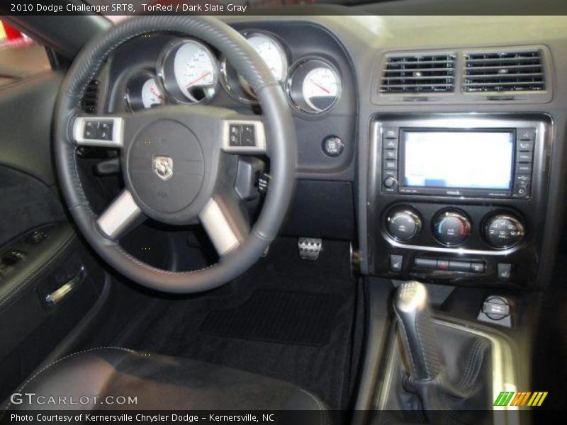 TorRed / Dark Slate Gray 2010 Dodge Challenger SRT8