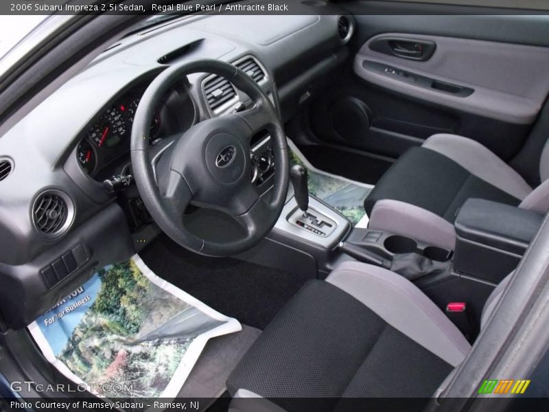 Regal Blue Pearl / Anthracite Black 2006 Subaru Impreza 2.5i Sedan