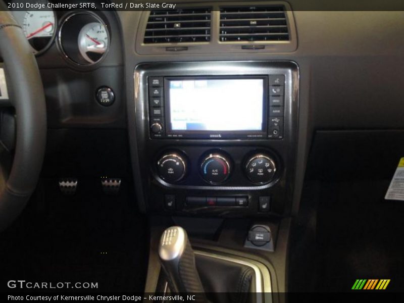 TorRed / Dark Slate Gray 2010 Dodge Challenger SRT8