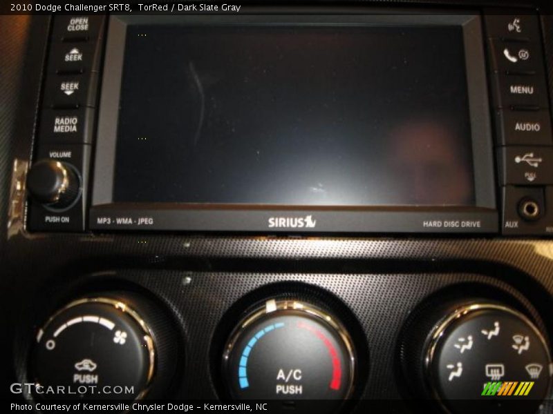 TorRed / Dark Slate Gray 2010 Dodge Challenger SRT8
