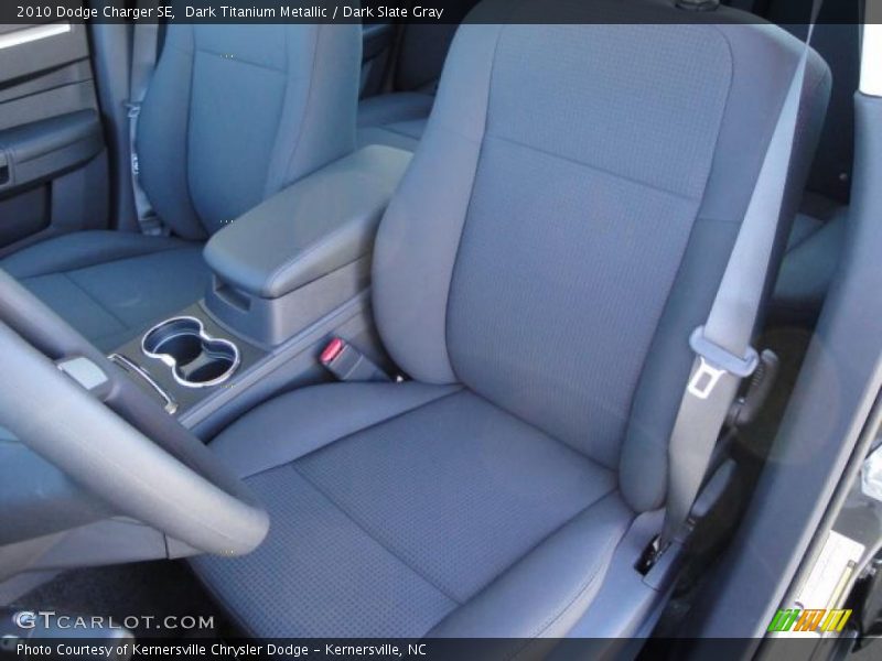 Dark Titanium Metallic / Dark Slate Gray 2010 Dodge Charger SE