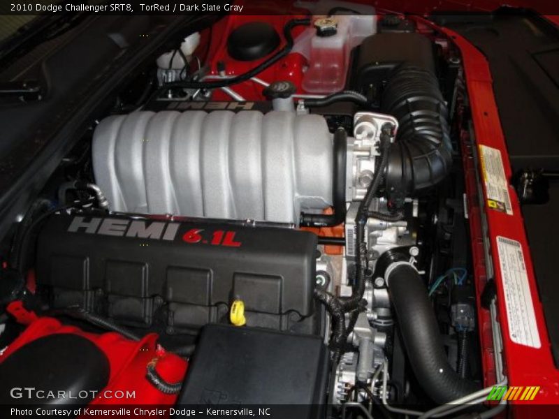 TorRed / Dark Slate Gray 2010 Dodge Challenger SRT8