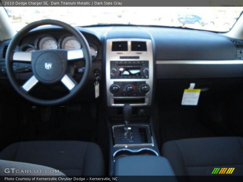 Dark Titanium Metallic / Dark Slate Gray 2010 Dodge Charger SE