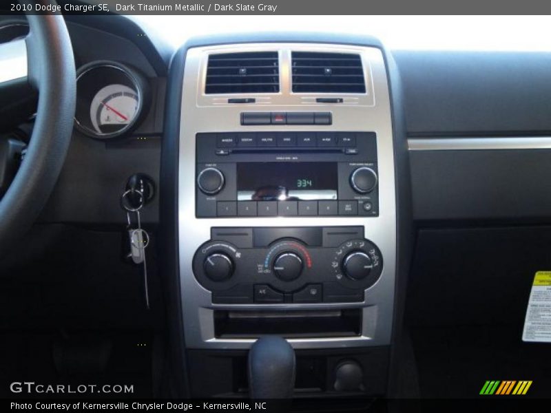 Dark Titanium Metallic / Dark Slate Gray 2010 Dodge Charger SE